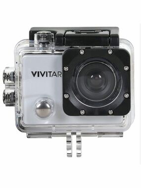 Vivitar DVR781 HD Sports Action Camera Waterproof Bike Helmet Mounts New Sealed